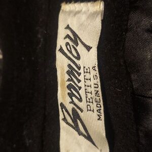 Bad ass vintage 100 percent wool black trench. Union made in u.s.a. bromley